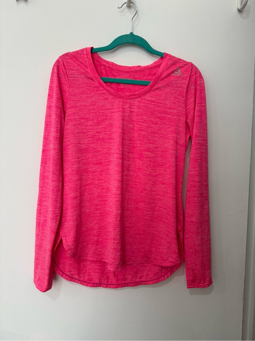 Reebok Hot Pink Long Sleeve Performance Tee